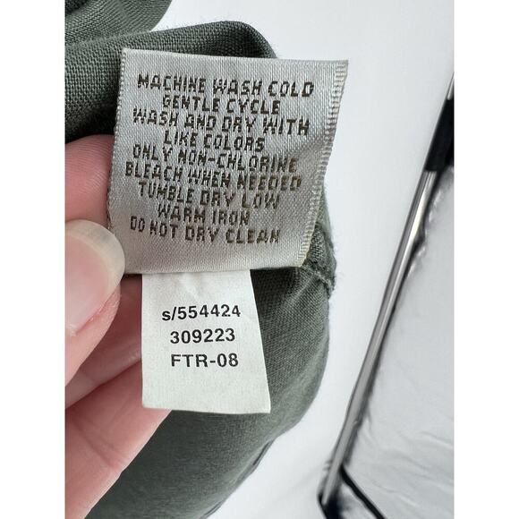 OLD NAVY VTG Mens Short Sleeve Shirt XL Regular Fit Linen Blend Button Up NWT - Picture 7 of 10